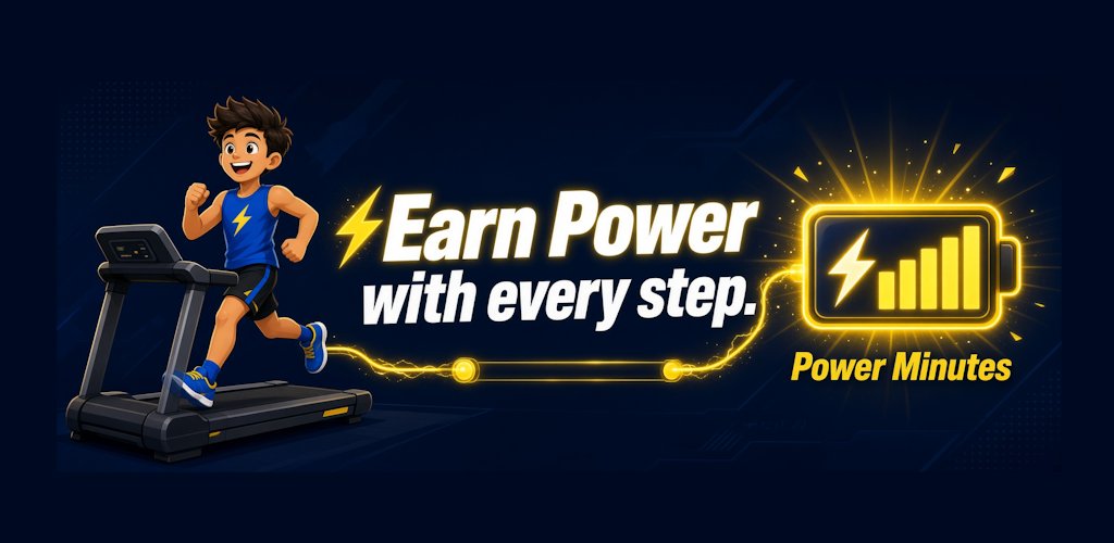PowerPlay feature art: earn power with every step