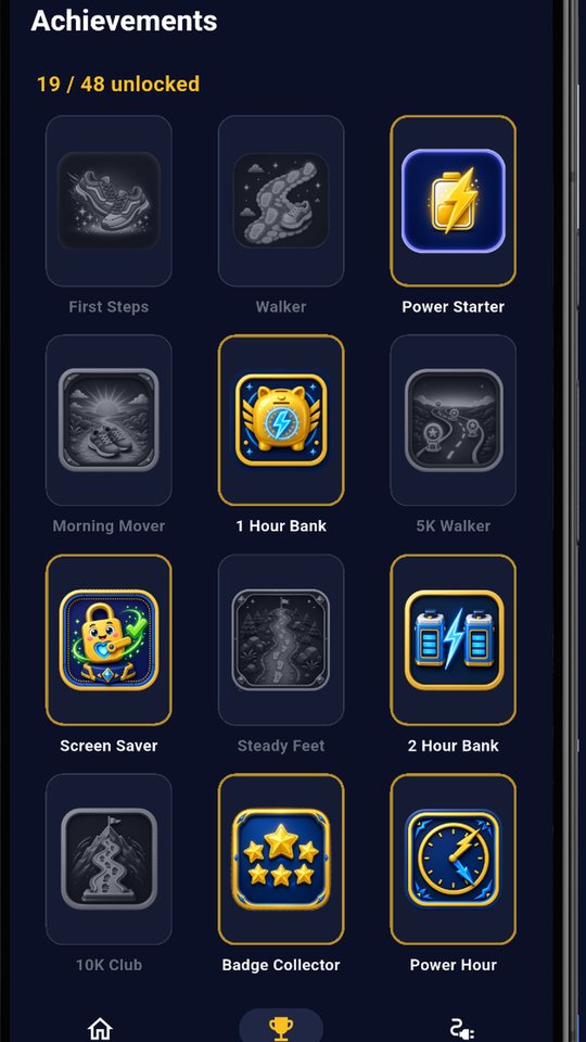 PowerPlay app screen